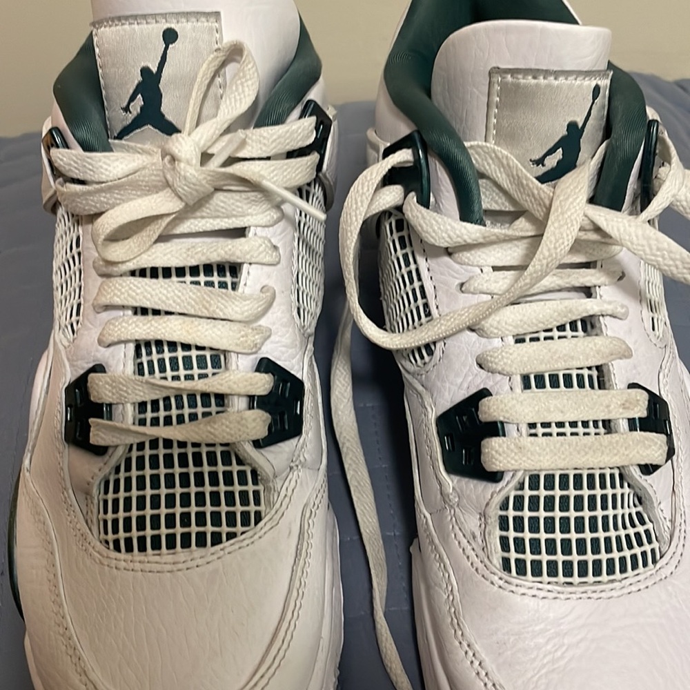 Air Jordan 4 Retro Oxidized Green (GS) Youth 5.5 like new very good condition - Picture 11 of 11